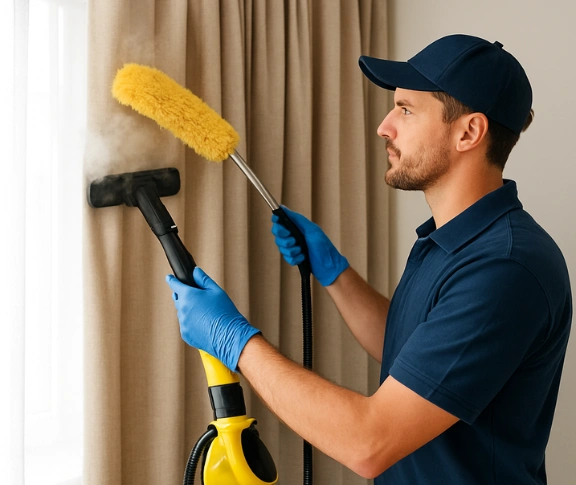 Trusted blind cleaning technician Matty Curtain Cleaning belgrave-vic QLD