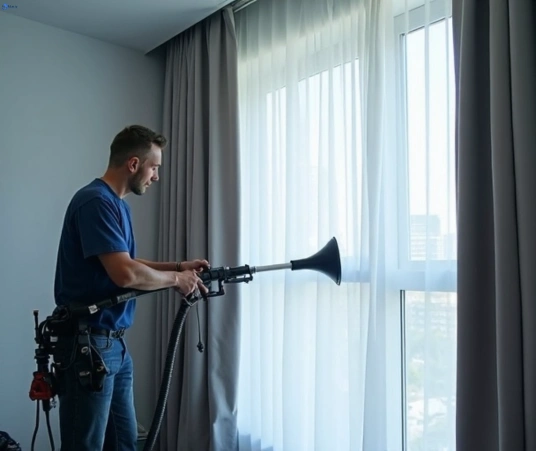 Professional commercial curtain cleaning process equipment Matty Curtain Cleaning belgrave-vic